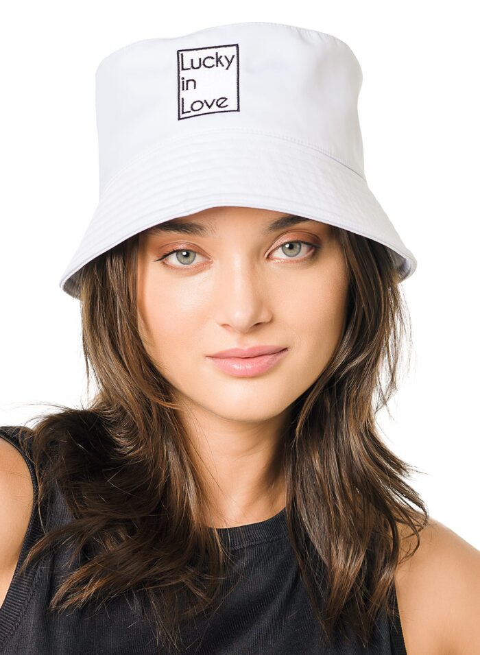 Lucky Bucket Hat White WHT